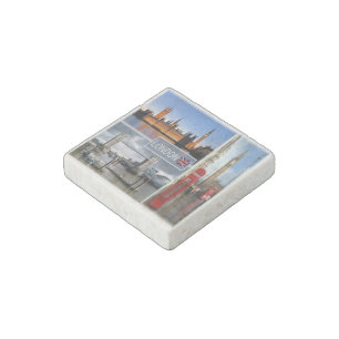 GB England - London - Piccadilly Circus - Big Ben Stone Magnet