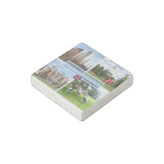 GB England - Milton Keines - The Hub - Stone Magnet (Angled)