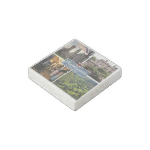 GB England - Yorkshire - Stone House in Hawes - Magnet