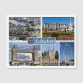 GB LONDON, England London, Large Fridge Magnet (Front)