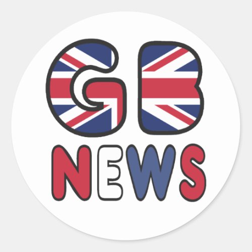 GB News Classic Round Sticker