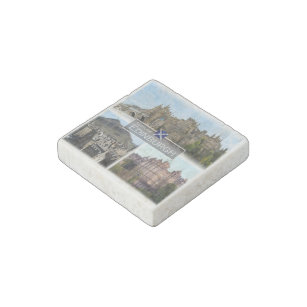 GB Scotland - Edinburgh - Castle - Stone Magnet