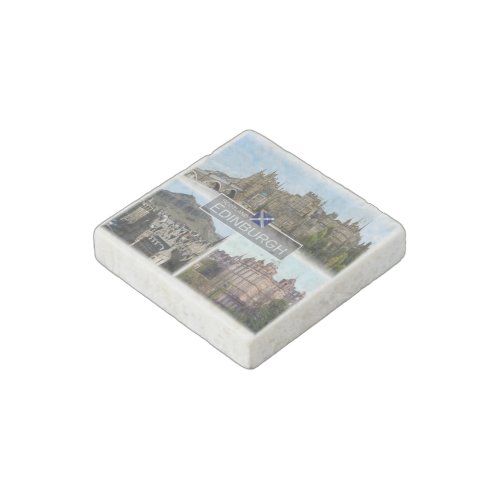 GB Scotland _ Edinburgh _ Castle _ Stone Magnet