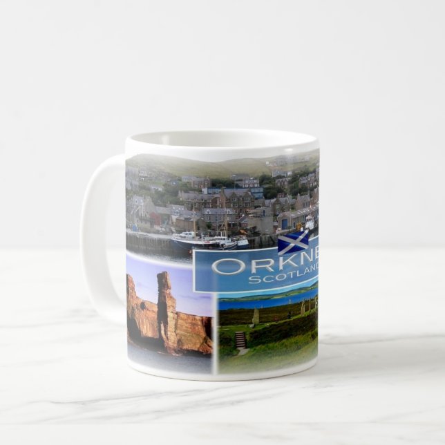 GB Scotland - The Orkney Islands - Coffee Mug (Front Left)