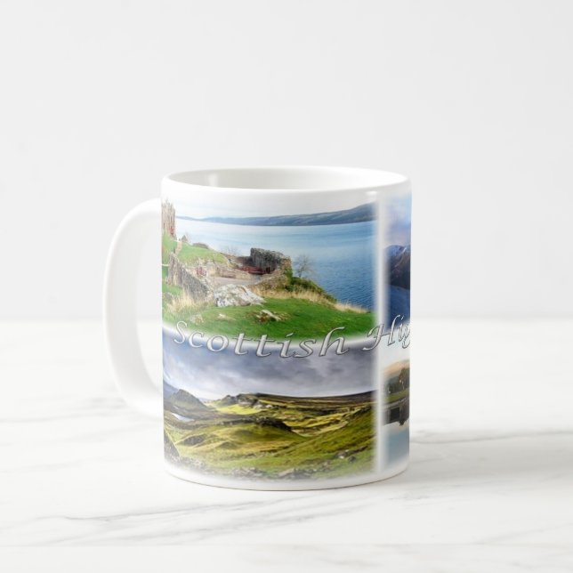 GB Scotland - The Scottish Highlands & Ben Nevis Coffee Mug (Front Left)