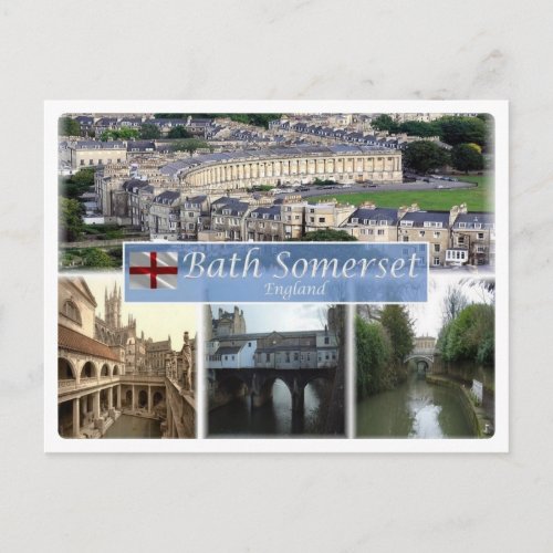 GB United Kingdom _ England _ Bath Somerset _ Postcard
