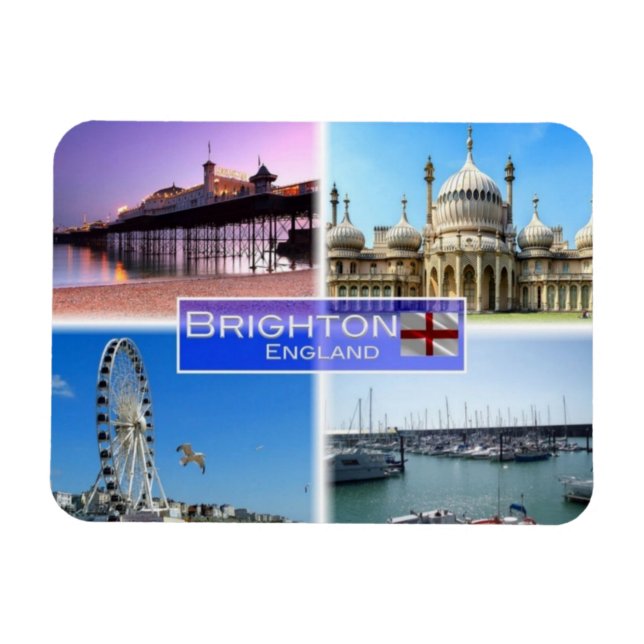 GB United Kingdom - England - Brighton - Magnet (Horizontal)