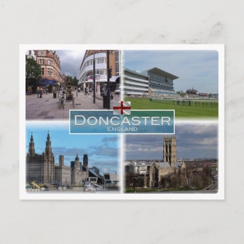 GB United Kingdom _ England _ Doncaster _ Postcard