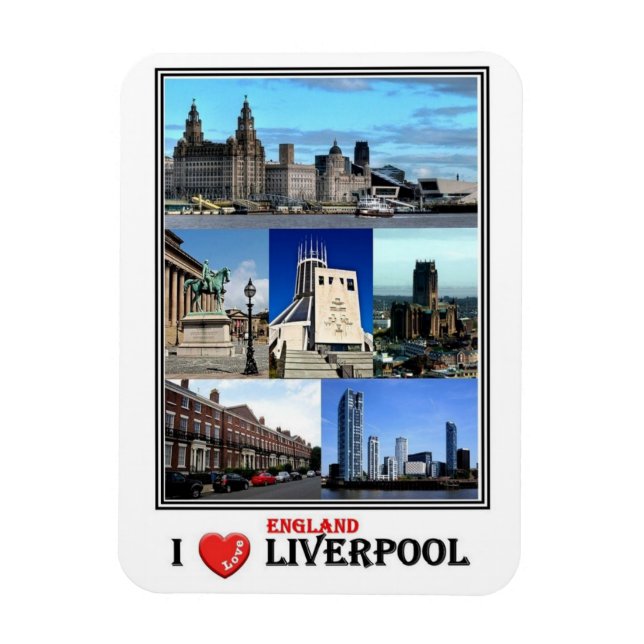 GB United Kingdom - England - Liverpool - Magnet (Vertical)
