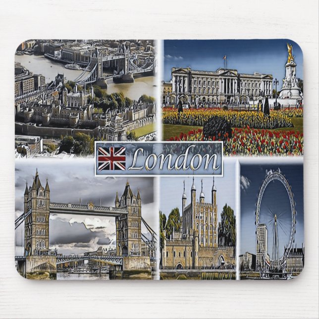 GB ^ United Kingdom - England -  London Mouse Pad (Front)