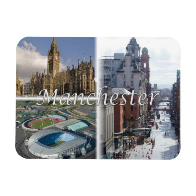 GB United Kingdom - England - Manchester - Magnet (Horizontal)