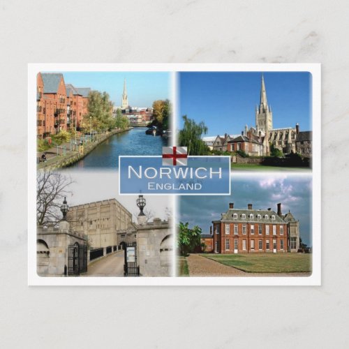 GB United Kingdom _ England _ Norwich Norfolk _ Postcard