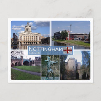 GB United Kingdom - England - Nottingham - Postcard