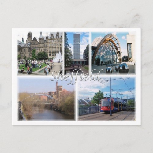 GB United Kingdom _ England _ Sheffield _ Postcard