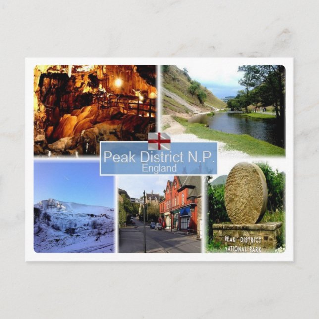 GB United Kingdom - England - The Peak District NP Postcard (Front)