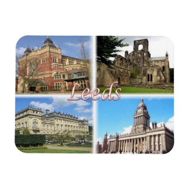GB United Kingdom - England - Yorkshire  - Leeds - Magnet (Horizontal)
