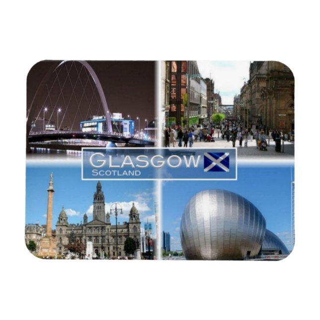 GB United Kingdom - Scotland - Glasgow - Magnet (Horizontal)