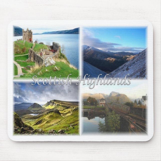 GB United Kingdom Scotland -The Scottish Highland Mouse Pad (Front)
