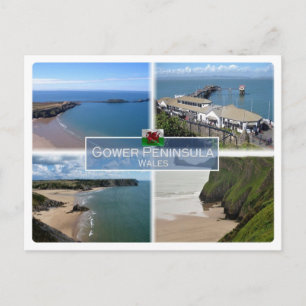 GB United Kingdom - Wales - Gower Peninsula - Postcard