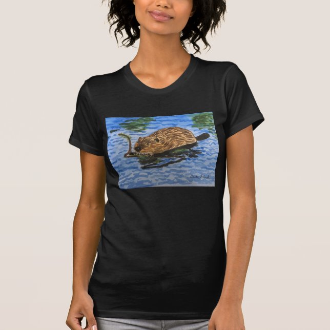 GBFC Cocoa watercolor women's t-shirt (Front)