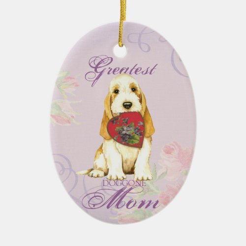 GBGV Heart Mom Ceramic Ornament