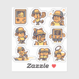 GBJames Vinyl Sticker Sheet (GBJam 13)
