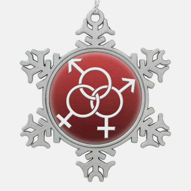 GBLT Pride Ornament Personalized Gay Love Gifts (Front)