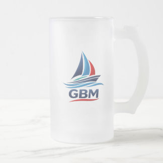 GBM Beer glass frosted  Mug