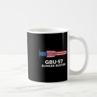 Gbu-57 Bunker Buster American Flag 4th Of July Tan Coffee Mug