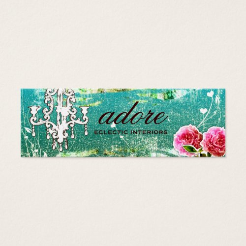 GC | Adore | Vintage Turquoise Business Card Templates