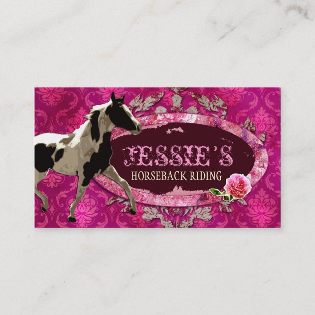 GC | "AnnaBelles" Horse Ranch Business Card (Front)