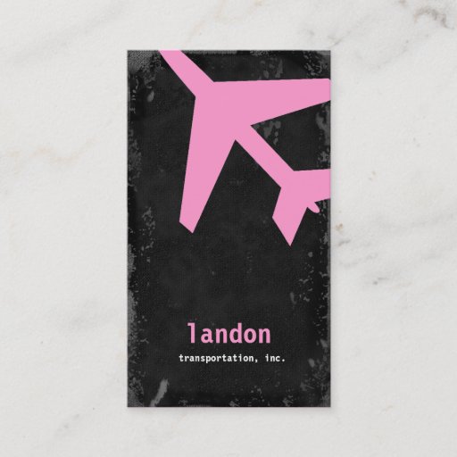 Customizable GC | AVIATION TAKE OFF PINK! BUSINESS CARD TEMPLATES