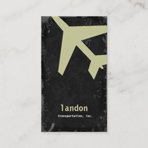 Customizable GC | AVIATION TAKE OFF SAGE BUSINESS CARD