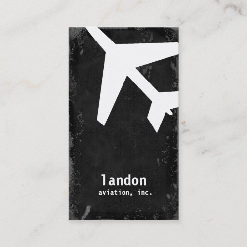 GC AVIATION TAKE OFF WHITE BUSINESS CARD