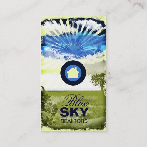 GC | Blue Sky Business Card with Logo