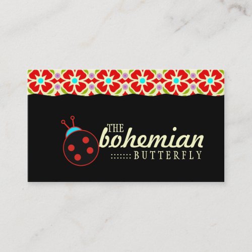 GC | Bohemian Ladybug Business Card Templates