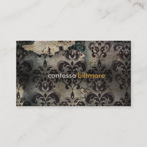 GC | Captivating Contessa | Matte Cream finish Business Card