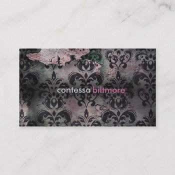 Gc | Captivating Contessa | Pink Business Card by TheGreekCookie at Zazzle
