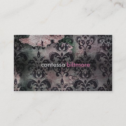 GC  Captivating Contessa  Pink Business Card