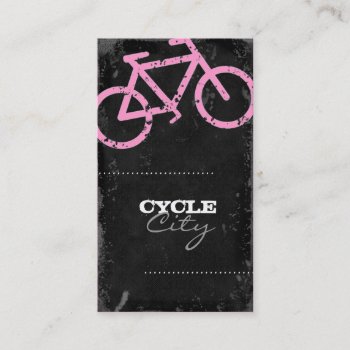 Gc | Cycle City Concrete - Pink Business Card by TheGreekCookie at Zazzle