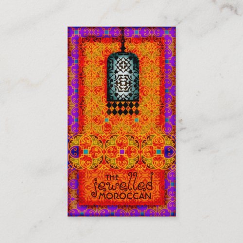 GC | Exotic Jewelled Moroccan Business Cards