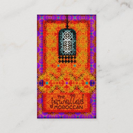 Customizable GC | Exotic Jewelled Moroccan Business Cards