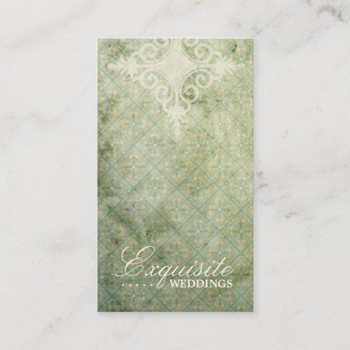 Customizable GC | Exquisite Lime  Vintage Business Card