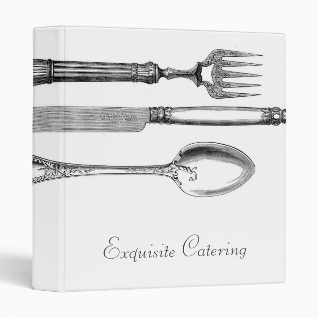 GC | Exquisite Table Setting 3 Ring Binder (Front/Spine)