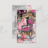 GC | Fabulously French Shabby Rose Business Card (Front/Back)