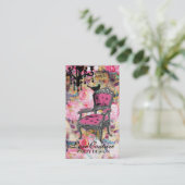 GC | Fabulously French Shabby Rose Business Card (Standing Front)