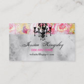 GC | Fabulously French Shabby Rose Business Card (Back)