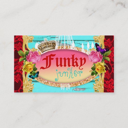 GC Funky Junker Consignment Decor Business Card