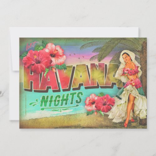 GC HOT HAVANA NIGHT INVITATION