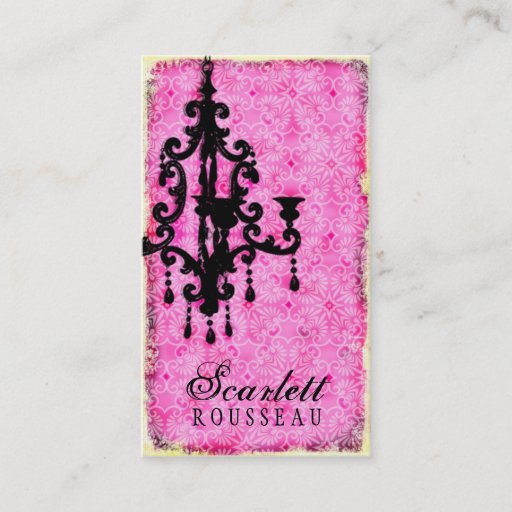 Customizable GC | Lustre Passionné - Pink Business Card